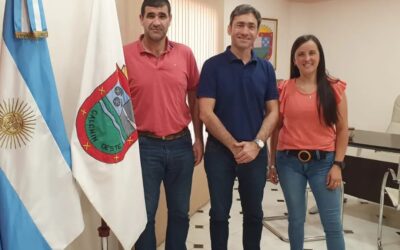 Reunión en la Municipalidad de Calchín Oeste
