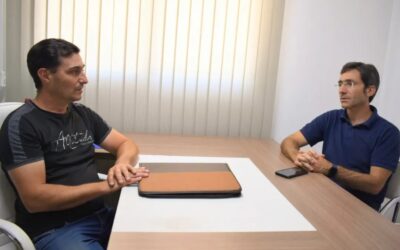 Reunión de trabajo en Los Chañaritos