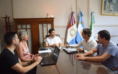 Reunión de trabajo en Oncativo