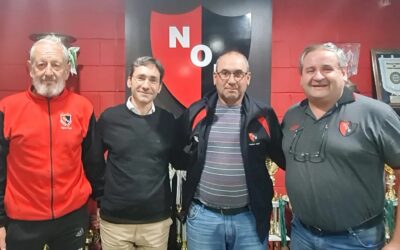 Reunión de trabajo en el Club Newell’s Old Boys de Laguna Larga